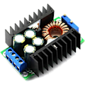 Miniatyrbild 2 av 5: DC 9A 300W Step-Down Omvandlare Konstant Ström 24V till 12V Justerbar