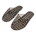 Miniatyrbillede 1 af 3: Flade Krystalslippers Gennemsigtige Jelly Sko med Huldesign Skridsikre til Sommer Brusebad Strand Pool