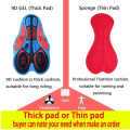 Miniatyrbilde 5 av 5: SILA Sport Sykkeltrøye Herre Triathlon Klær Skinsuit Ropa Ciclismo Bike Utendørs sykkel Jumpsuit Herre Skøytedrakt 7 L