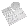 Miniatyrbillede 3 af 4: Puzzle Metalskæring Dies Stencil Til DIY Scrapbooking Papirkort Prægning Craf