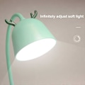 Miniatyrbilde 3 av 5: Kjæledyrformet USB-ladeberørings LED-bordlampe med 3 moduser og justerbar lysstyrke for stue, barnerom, studenthybel, kontor, grønn