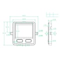 Miniatyrbild 3 av 5: USB 2.0 Touchpad, Portabel Trackpad för Stationära och Bärbara Datorer, Liten Storlek