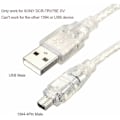 Miniatyrbillede 2 af 5: USB Han til Firewire IEEE 1394 4-polet Han iLink Adapterkabel til Sony DCR-TRV75E DV