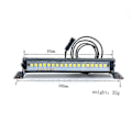 Miniatyrbilde 5 av 5: 83mm 18 Led Lys Bar Taklampe Lys For 1/10 Rc Crawler Bil Axial Scx10 Trx4 D90 Oppgraderingsdeler