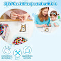 Miniatyrbillede 3 af 5: 6 stk. Perleplader til strygeperler, Perleplader af plast, Firkantede klare perleplader til DIY-gaver