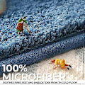 Miniatyrbillede 2 af 5: 40x60cm Bademåtte Sød Rum-bademåtte til Badeværelse, Blød Mikrofiber Måtte Vandabsorberende Bademåtte til Børn, Soveværelse, Køkken, Spisning, Skridsikker