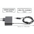 Miniatyrbilde 3 av 3: Lader for V10 V11 V12 V15 støvsugeradapter Grå