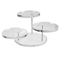 Miniatyrbillede 2 af 5: 2 stk Runde Akryl Cupcake Stativ - Premium Cupcake Holder, Cupcake Display Stativ Dessert Stativ Konditori