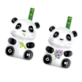 Miniatyrbillede 1 af 5: Elektrisk Walkie Talkie Legetøj til Småbørn Børn Tegneserie Panda Intercom Legetøj 2 STK