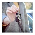 Miniatyrbilde 4 av 5: Nøkkelring i metall til bil, lydturbo, vanlig lager, roterende modell, turbin, turbo ring, nøkkel, turbo formet - mxbc