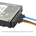 Pikkukuva 2 / 5: Desktop SATA - SAS -sovitinmuunnin 6 Gbps SATA (7&15) 22-nastainen uros - SAS 29-nastainen laajennuskortti 2:lle.