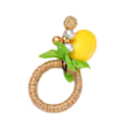 Miniatyrbillede 5 af 5: Citron Frugt Servietring H Citron Vinstok Blad Servietring Le Servietring Til Middag