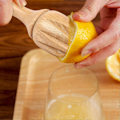 Miniatyrbillede 3 af 5: 1 stk. Træ Citronpresser Mini Juicer Frugt Appelsin Citrus Juice Ekstraktor River Ny Multifunktionel
