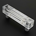 Miniatyrbillede 3 af 4: LZM-15 0.5-5GPM Knap Panel Type Væskestrømsmåler Flow Meter Måling ZG1/4\"