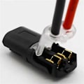 Miniatyrbillede 3 af 5: 30-pak dobbelt ledningsstik, plug-in 2/3/4-benet 2-vejs LED-ledningsstik lavspænding W