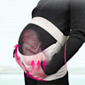 Miniatyrbilde 3 av 5: 3 i 1 Justerbart Graviditetsbelte Pustende Mage- og Ryggstøtte Abdominal Binder Shapewear