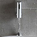 Miniatyrbilde 4 av 4: Baderom Toalett Auto Infrarød Sensor Berøringsfri Urinal Spyleventil Veggmontering-C7