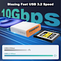 Pikkukuva 1 / 5: USB3.2 10Gbps CFexpress Type B -muistikortinlukija