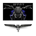 Miniatyrbild 2 av 5: Motorcykel Backspeglar Sidospeglar för MT-09 MT09 2020-2023 MT 09 SP 2021- 2023 2021 2022