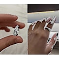 Miniatyrbillede 2 af 4: Fidget Ringe Angst Ring Til Kvinder Spinner Ring Til Angst Fidget Angst Ring Fidget Ring Spinner Ring