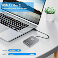 Miniatyrbild 4 av 5: CFexpress Typ a Kortläsare USB3.1 Gen2 Adapter 10Gbps för Windows XP med Kabel för SLR