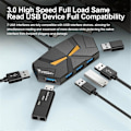 Pikkukuva 3 / 5: 7 Portin USB 3.0 Type C HUB Laajennin 5Gbps Nopea OTG-sovitin A
