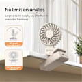 Miniatyrbillede 5 af 5: Bærbar Mini Clip Fan - Genopladelig Køleventilator til Udendørs Brug, Luftkøler med Justerbare Hastigheder