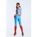 Miniatyrbilde 4 av 9: Ny Halloween-kostyme Spider-Man Supergirl Jumpsuit Marvel Hero Anime Captain America Stage-antrekk style 6 M