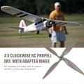 Miniatyrbillede 4 af 5: 4 stk. RC Propeller CW 12x6 tommer til fly med adapterringe