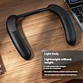 Pikkukuva 2 / 5: Kannettava langaton Bluetooth-kaiutin kaulaan, stereomusiikkisoitin mikrofonilla, bassolla, handsfree