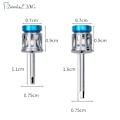 Miniatyrbild 3 av 5: Dental Universal Implant Momentnyckel Skruvmejslar Tand Implantat Restaurering Verktygssats 10-70ncm