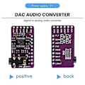 Miniatyrbilde 3 av 5: PCM5102 I2S IIS Digital Audio DAC Dekoder Modul Stereo DAC Digital-Til-Analog Konverter Stemmemodul for