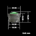 Miniatyrbillede 4 af 4: Hanebeluftere 6 stk. Vandbesparende hanebelufter