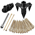Miniatyrbillede 1 af 5: Gulv reparationskit, No More Squeaks Kit eliminerer gulvknirken, passer til de fleste tæppe- og trægulve, U