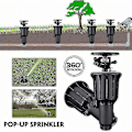 Miniatyrbilde 2 av 4: Automatisk roterende plensprinkler - 1/2/3/4 tommers innebygd dyse, hagevanning