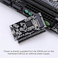 Pikkukuva 4 / 5: M.2 NGFF SATA SSD - 2,5 tuuman IDE 44pin -sovitin 150MB/S M.2 NGFF SATA