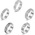 Miniatyrbillede 1 af 4: Fidget Ringe Angst Ring Til Kvinder Spinner Ring Til Angst Fidget Angst Ring Fidget Ring Spinner Ring