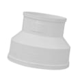 Miniatyrbillede 2 af 5: Kanalreduktion Luftkanaladapter PVC Fitting Luftstrømsrør Forstørrer Adapter til Hotel Ventilationssystem Nem at Installere Utility