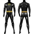 Miniatyrbilde 5 av 5: Halloween Carnival 2023 Superhelt Bruce Wayne Cosplay Michael Keaton Flaggermus Costume Printing Jumpsuit Nytt antrekk Full Set XL