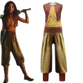 Miniatyrbillede 5 af 5: 2023 Film Raya And The Last Dragon kostumer pige Halloween kostumer til børn Fancy fest kostume Raya Cosplay Fantasia kostumer sets-A 120(5-6Y)