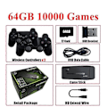 Miniatyrbillede 1 af 5: Videospilkonsol 64GB Indbygget 10000 Spil, Retro Håndholdt Spilkonsol Trådløs Controller 4k HD, Til PS1/GBA