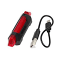 Miniatyrbillede 3 af 5: Cykelhjelm Signal Lampe Vandtæt Baglygte LED USB Genopladelig Cykling Bærbar De