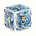 Pikkukuva 2 / 2: Uudet mallit Ontto polyhedraalinen lohikäärme metallinopat, 7 kappaleen setti, sopii Dungeon and Dragon RPG MTG -pöytäpelille D&D Trailblazer Shadow Dragon