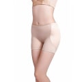 Miniatyrbilde 3 av 4: Polstret sømløs Shapewear-truse for damer Butt Lifter Hofteforsterker Undertøy Shaper Shorts Fjernbare puter S-5xl beige 3XL