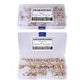 Miniatyrbilde 2 av 5: M3 M4 M5 Riflet Messing Innsettingsmutter Sett 300 stk Anti-korrosjon Varmesmeltemuttere Anti-rust