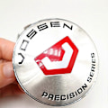 Miniatyrbillede 3 af 5: 4 stk. 68 mm Vossen Precision Series Bilhjul Centerkapsel Fælge Navkapsler Dækning 65 mm Klistermærke Emblem Badge Nav Auto Styling, A