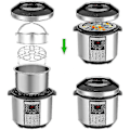 Pikkukuva 2 / 4: Instant Pot -lisävaruste höyrystin höyrykeittimellä