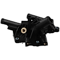 Miniatyrbillede 2 af 5: Bilmotor Radiator Kølevæske Vandudløbsrør Termostat Base 11060-5RF0A til Sylphy 2019-2021 Kick