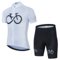 Miniatyrbild 1 av 5: 2022 Nytt Cykelset Set Sommar Cykeltröja Set Landvägscykeltröjor MTB Cykelkläder Andningsbara cykelkläder Red Asian Size -M