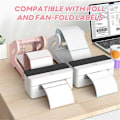 Miniatyrbillede 3 af 5: Etiketholdere Termiske etiketholdere til rulle- og foldningsforsendelsesetiketholdere Desktop Printer Acce